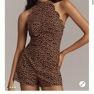 Anthropologie scallop halter